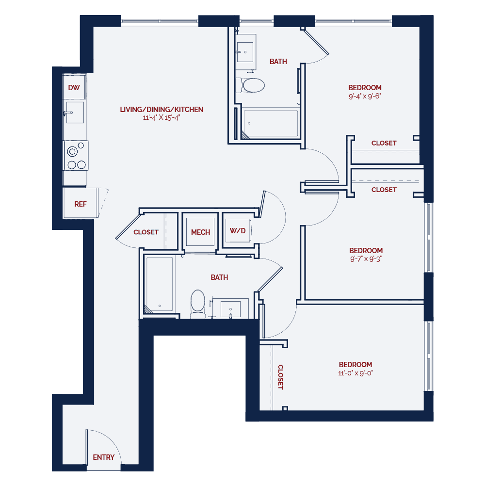 The Baldwin Floor Plans at The Baldwin